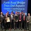 Turn Road Bridge团队授予Saltire Cinal Engineering Awards的最高accolade