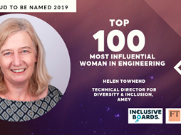 艾米的海伦·汤森被评为工程界最具影响力的100位女性之一。