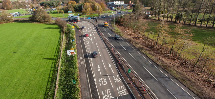 艾米咨询公司赢得了价值4500万英镑的英格兰高速公路合同，帮助改造A66北跨奔宁公路