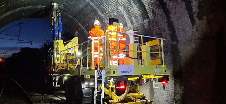 铁路网与Amey合作开发创新隧道钻机